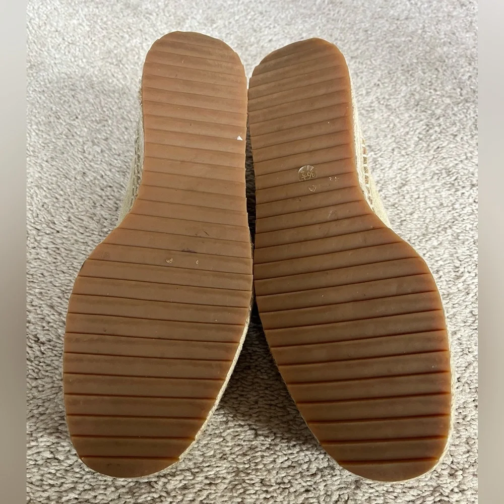 Joie Diana Women's Suede Tan Espadrille Loafers Size 36 1/2 (US Size 6 approx)